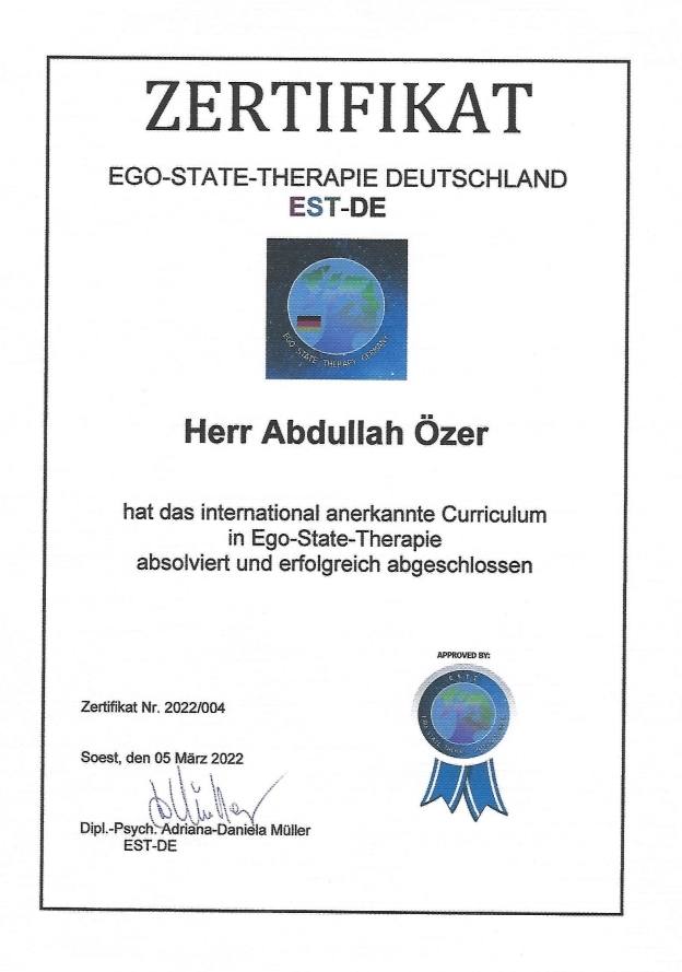 Ego-State Terapisi Sertifikası (EST-DE)